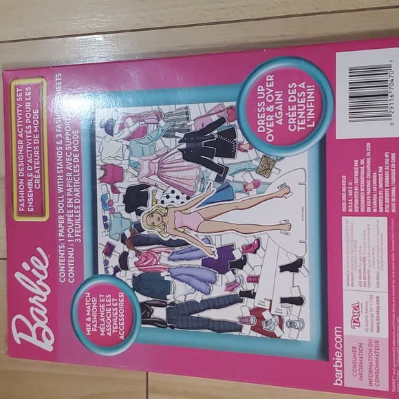 Barbie fashion designed activity set 3+new - Picture 2 of 2